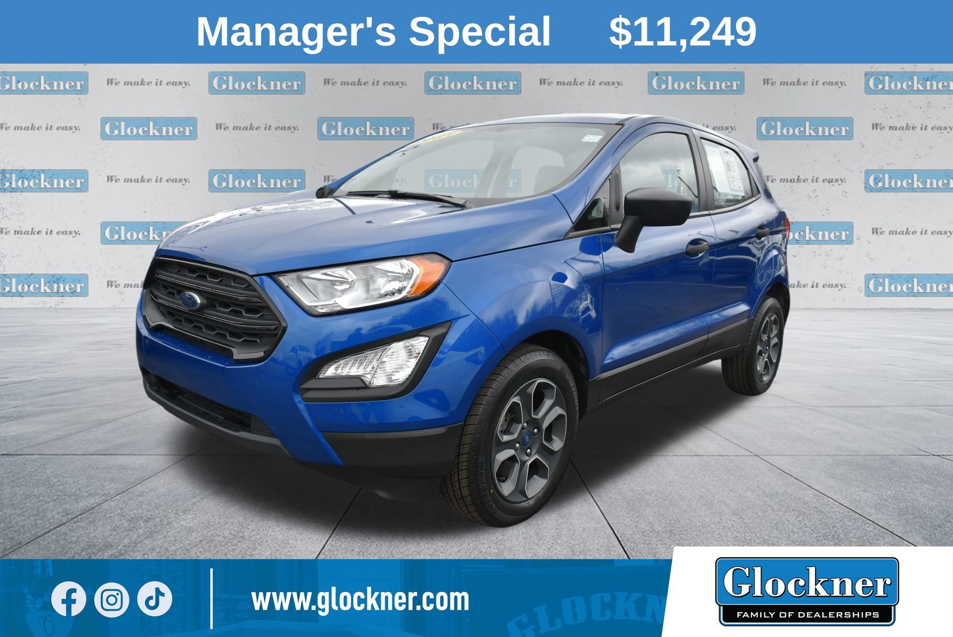 Certified 2021 Ford EcoSport S