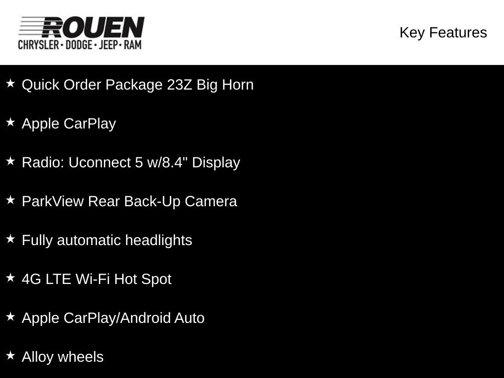Used 2025 RAM 1500 Big Horn AWD/4WD image 3