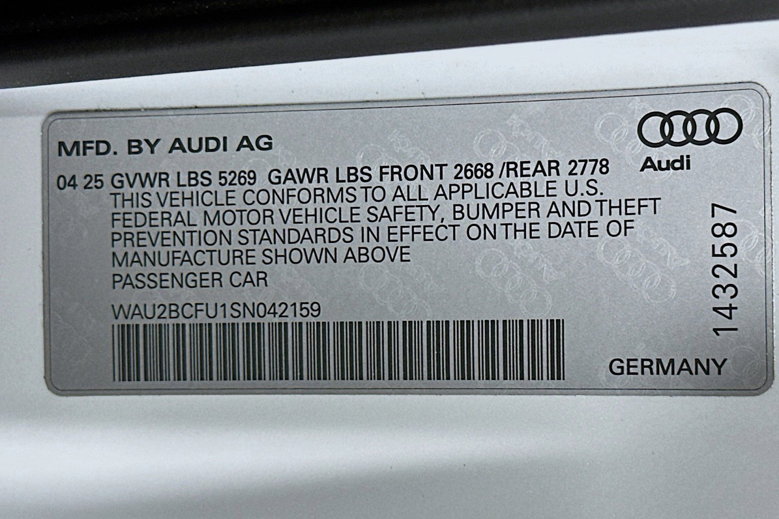 Used 2025 Audi A5 2.0T Premium Plus w/ Premium Plus image 24