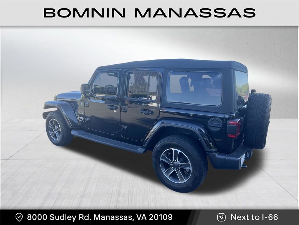 Used 2023 Jeep Wrangler Unlimited Sahara w/ LED Lighting Group AWD/4WD image 2