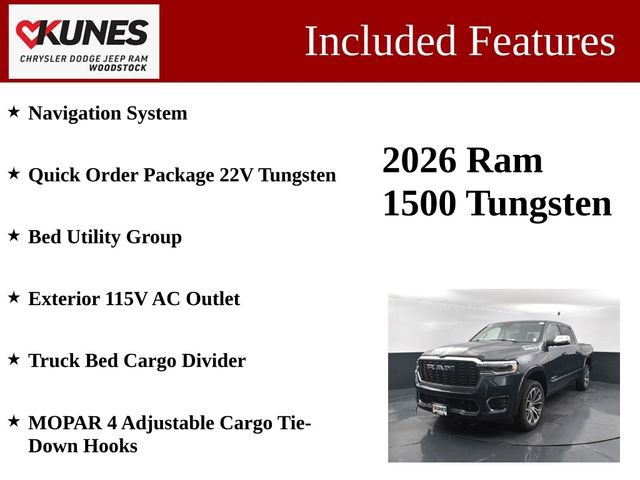 New 2026 RAM 1500 Tungsten w/ Bed Utility Group image 3