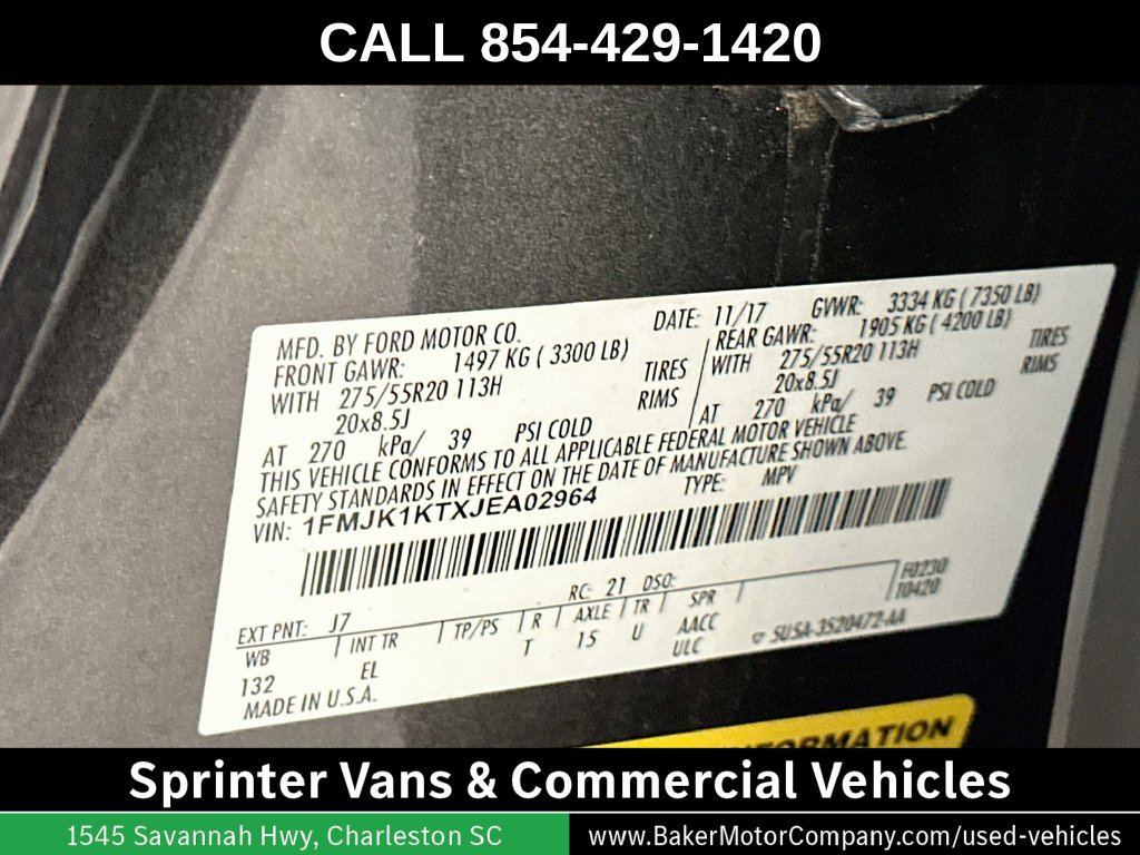 Used 2018 Ford Expedition Max Limited w/ Equipment Group 301A RWD image 36