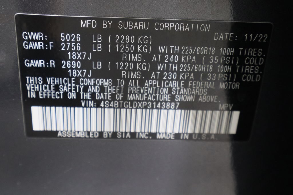 Used 2023 Subaru Outback Onyx Edition XT AWD/4WD image 39