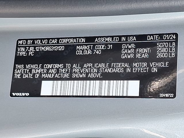 Used 2024 Volvo S60 B5 Ultimate w/ Climate Package AWD/4WD image 27