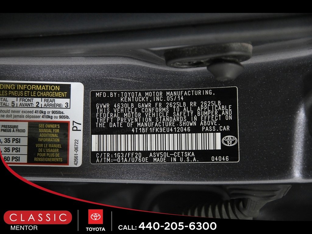 Used 2014 Toyota Camry SE image 21