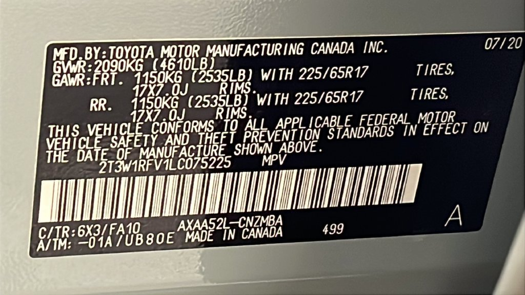 Used 2020 Toyota RAV4 XLE w/ Convenience Package FWD image 46