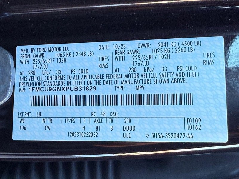 Certified 2023 Ford Escape Active w/ Tech Pack #2 image 25