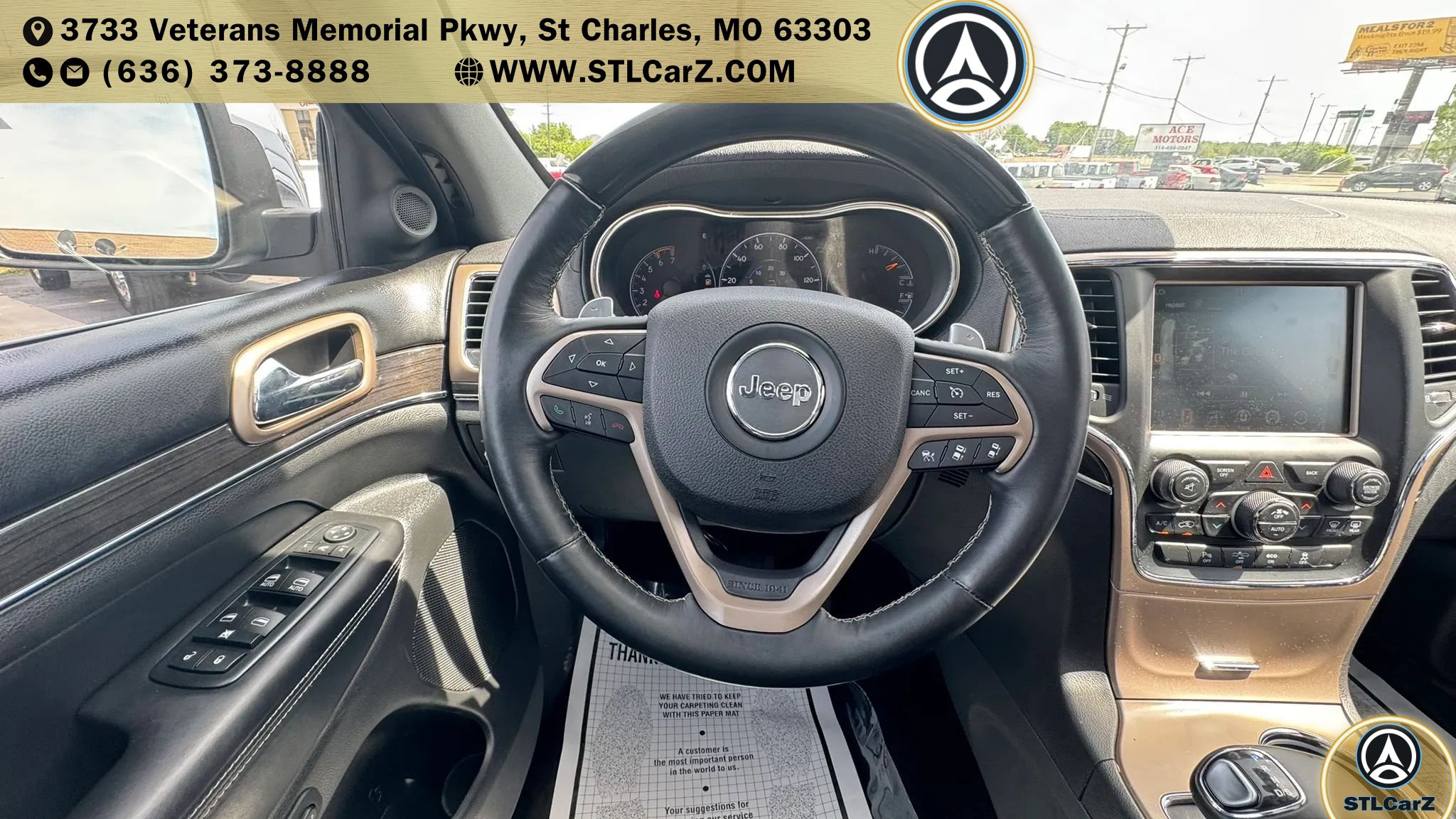 Used 2015 Jeep Grand Cherokee Overland w/ Advanced Technology Group image 10