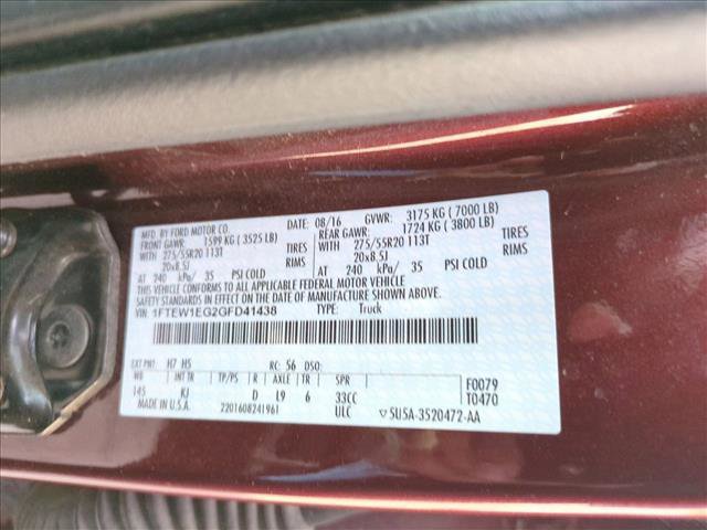 Used 2016 Ford F150 King Ranch w/ Equipment Group 601A Luxury image 10