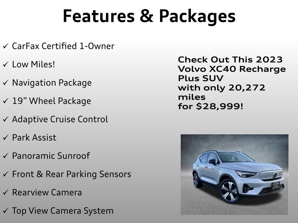 Used 2023 Volvo XC40 Recharge Plus image 4