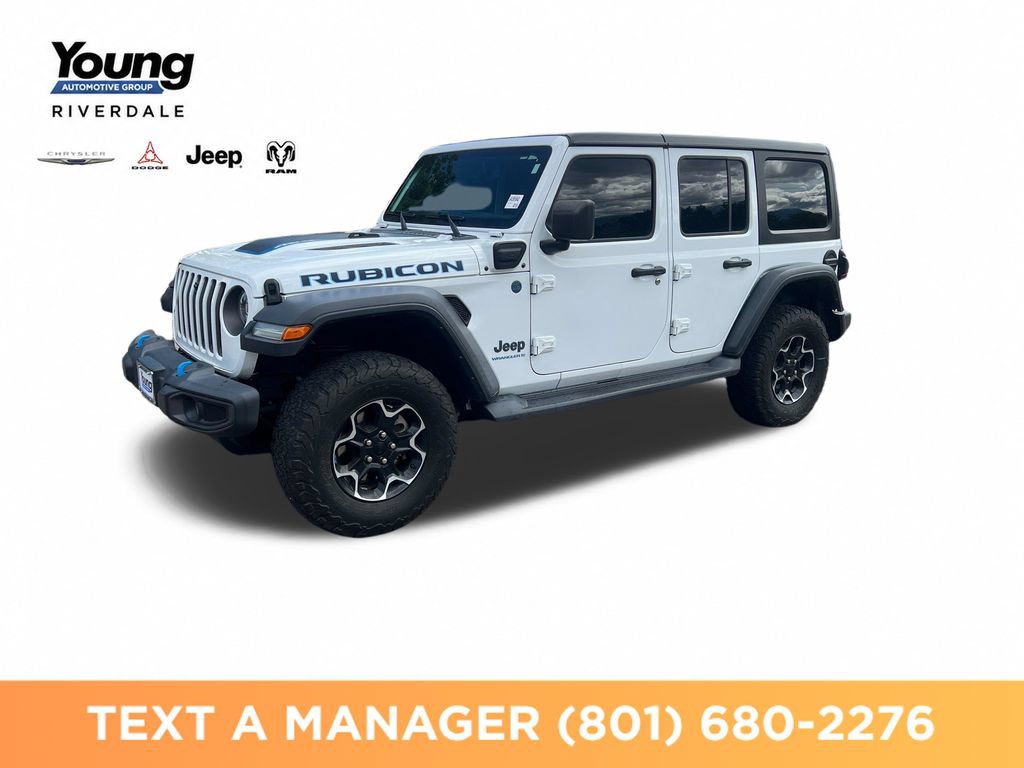 Used 2023 Jeep Wrangler Unlimited Rubicon 4xe AWD/4WD image 1