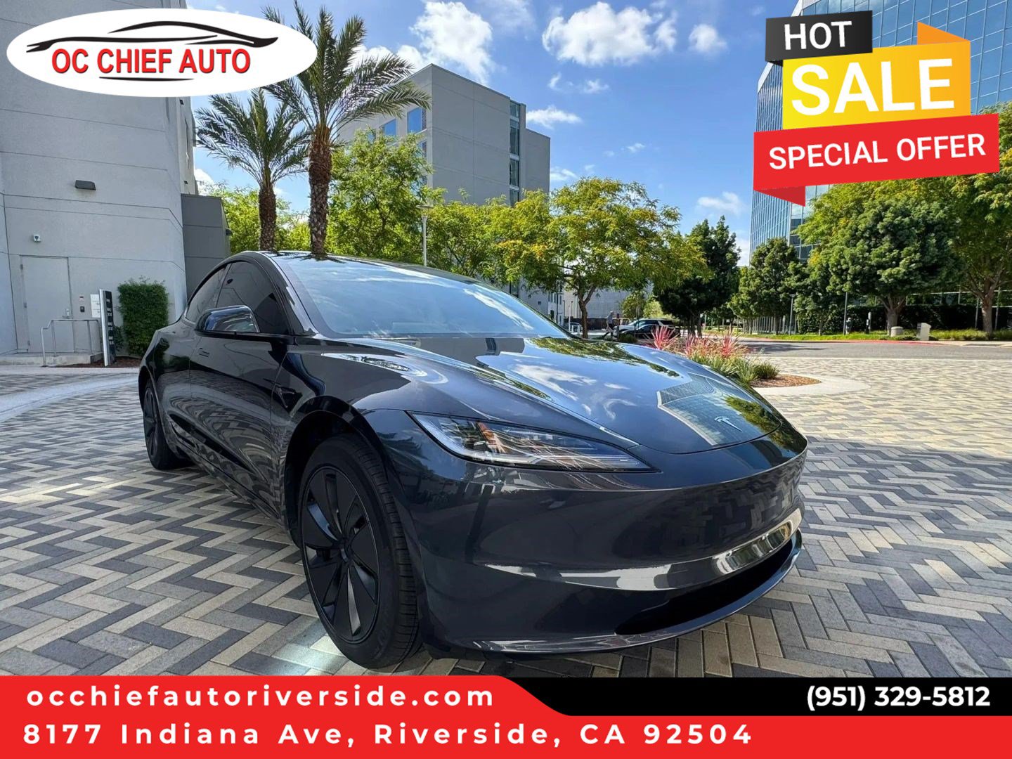 Used 2024 Tesla Model 3 Long Range RWD image 1
