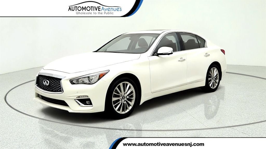 Used 2023 INFINITI Q50 Luxe w/ Cargo Package