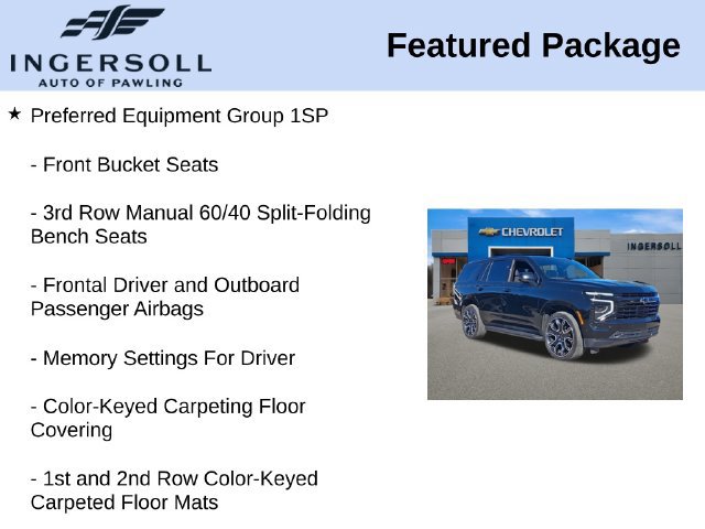 Used 2025 Chevrolet Tahoe RST w/ Advanced Technology Package AWD/4WD image 15