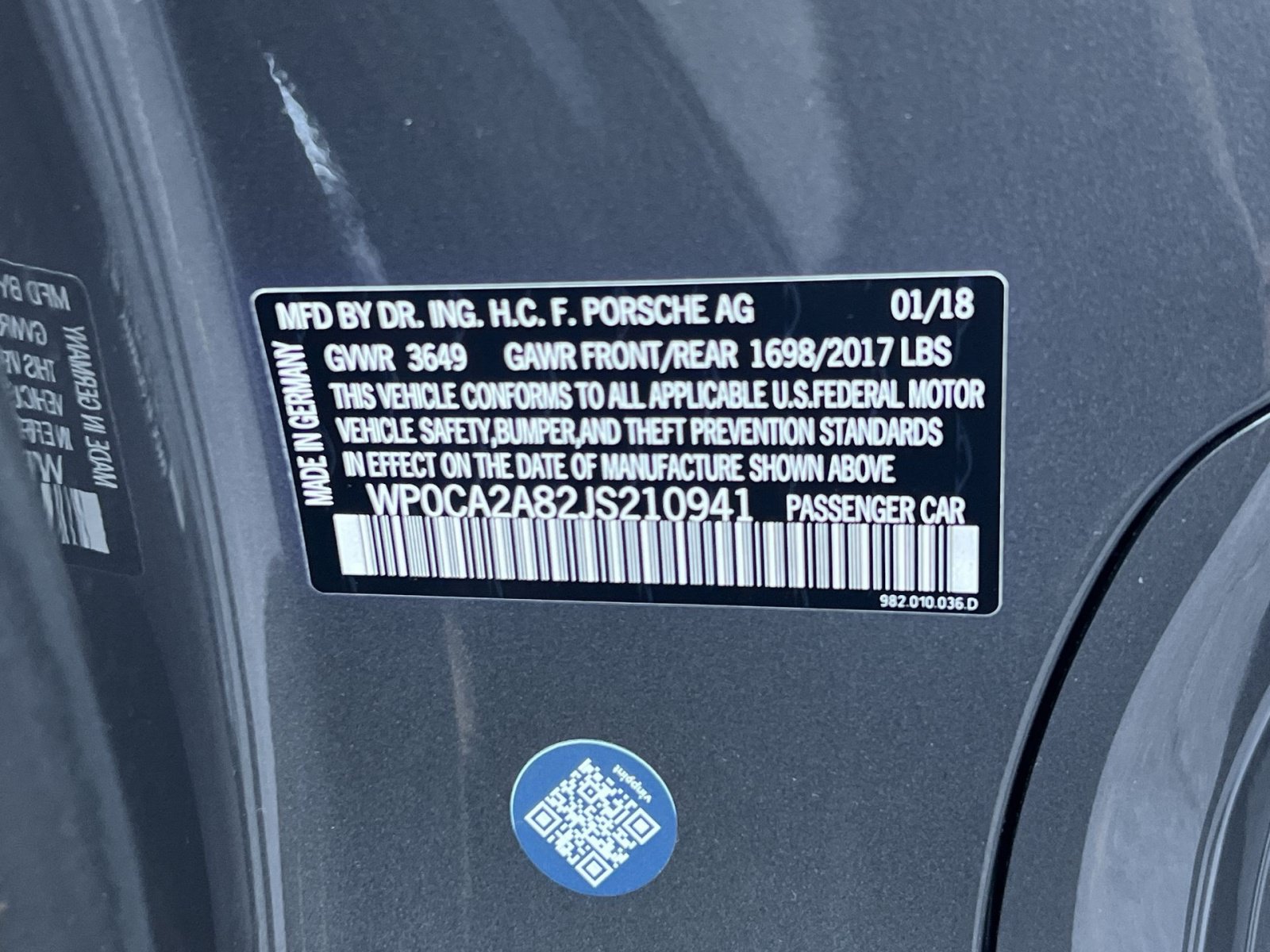 Used 2018 Porsche 718 Boxster RWD image 42