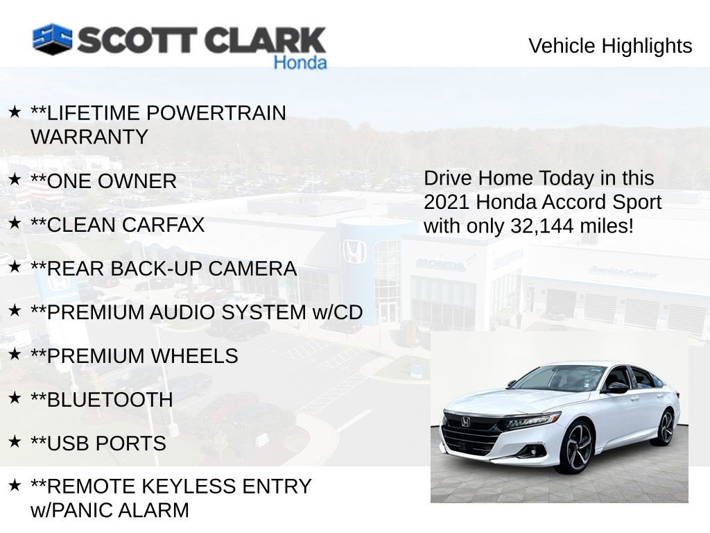 Used 2021 Honda Accord Sport image 11