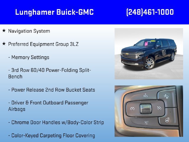 Used 2022 Chevrolet Suburban High Country AWD/4WD image 6