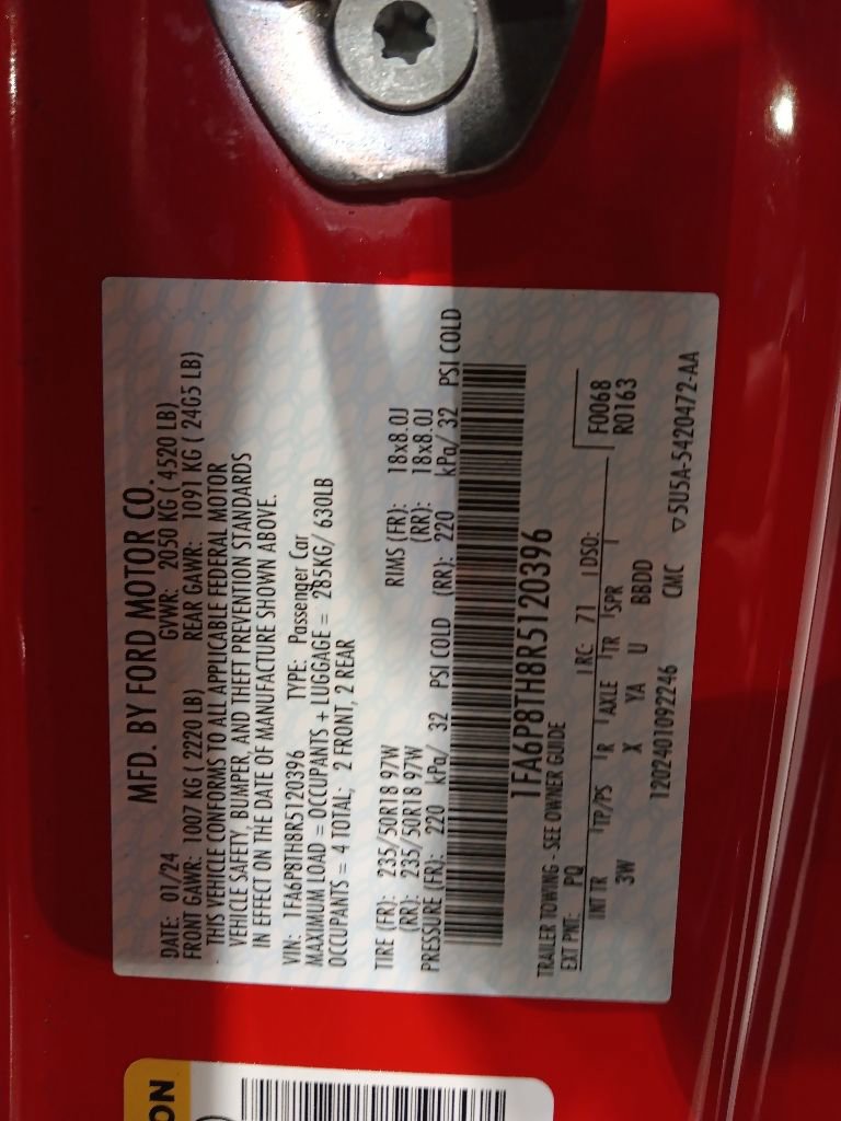 Used 2024 Ford Mustang Premium RWD image 10