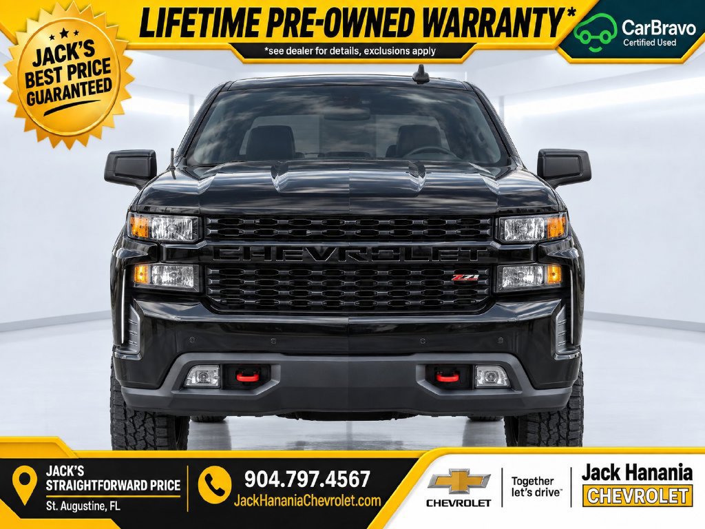 Used 2019 Chevrolet Silverado 1500 Custom Trail Boss w/ Custom Convenience Package AWD/4WD image 2