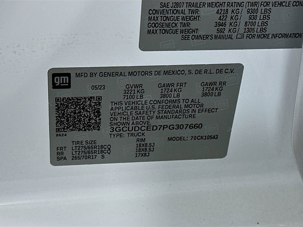 Used 2023 Chevrolet Silverado 1500 Custom Trail Boss image 36