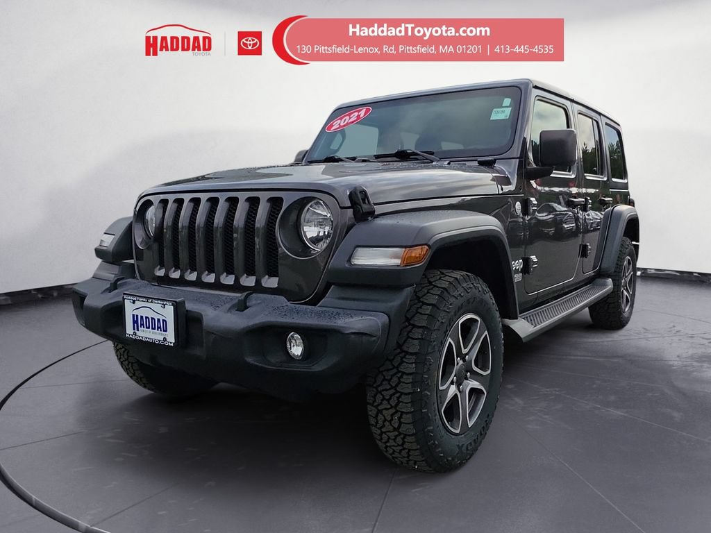 Used 2021 Jeep Wrangler Unlimited Sport AWD/4WD video 1