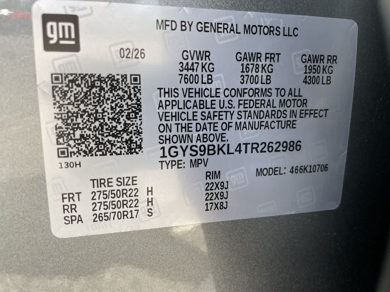 Certified 2026 Cadillac Escalade Luxury w/ LPO, Floor Liner Package AWD/4WD image 40