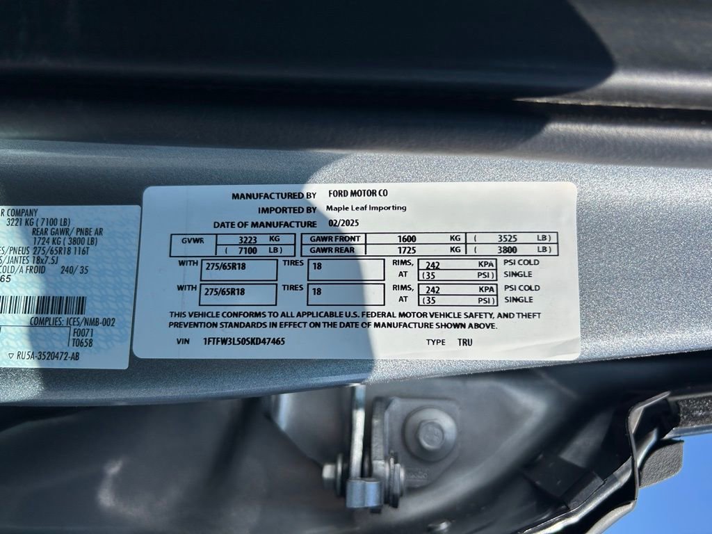 Used 2025 Ford F150 XLT w/ Equipment Group 301A Standard image 25