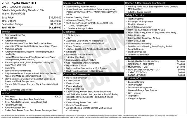 Used 2023 Toyota Crown XLE image 45