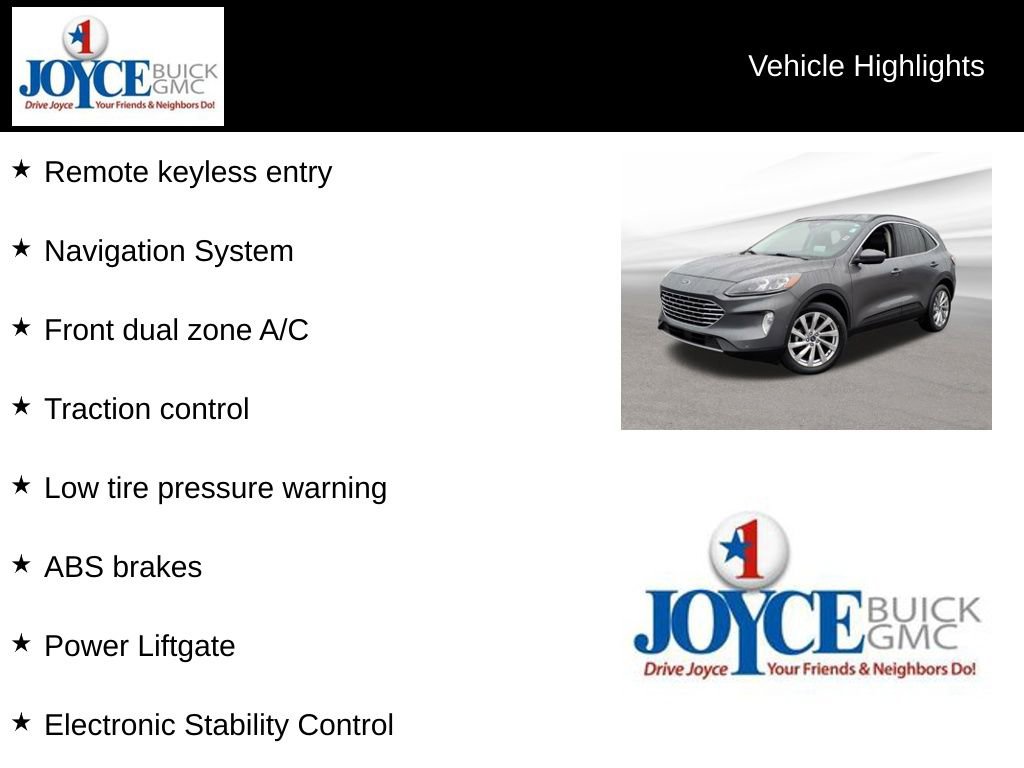 Used 2021 Ford Escape Titanium w/ Titanium Elite Package image 24