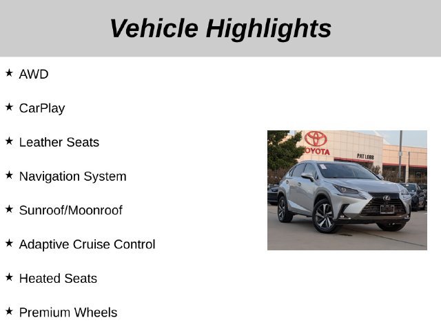 Used 2019 Lexus NX 300h AWD w/ Premium Package image 5
