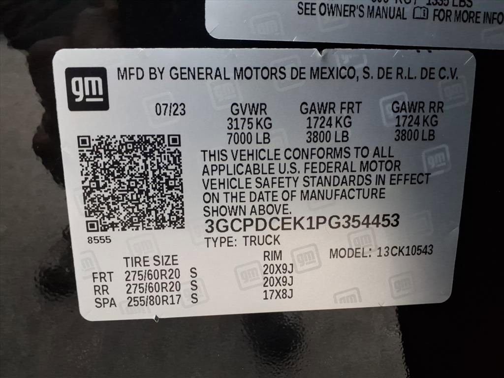 Certified 2023 Chevrolet Silverado 1500 Custom Trail Boss image 19