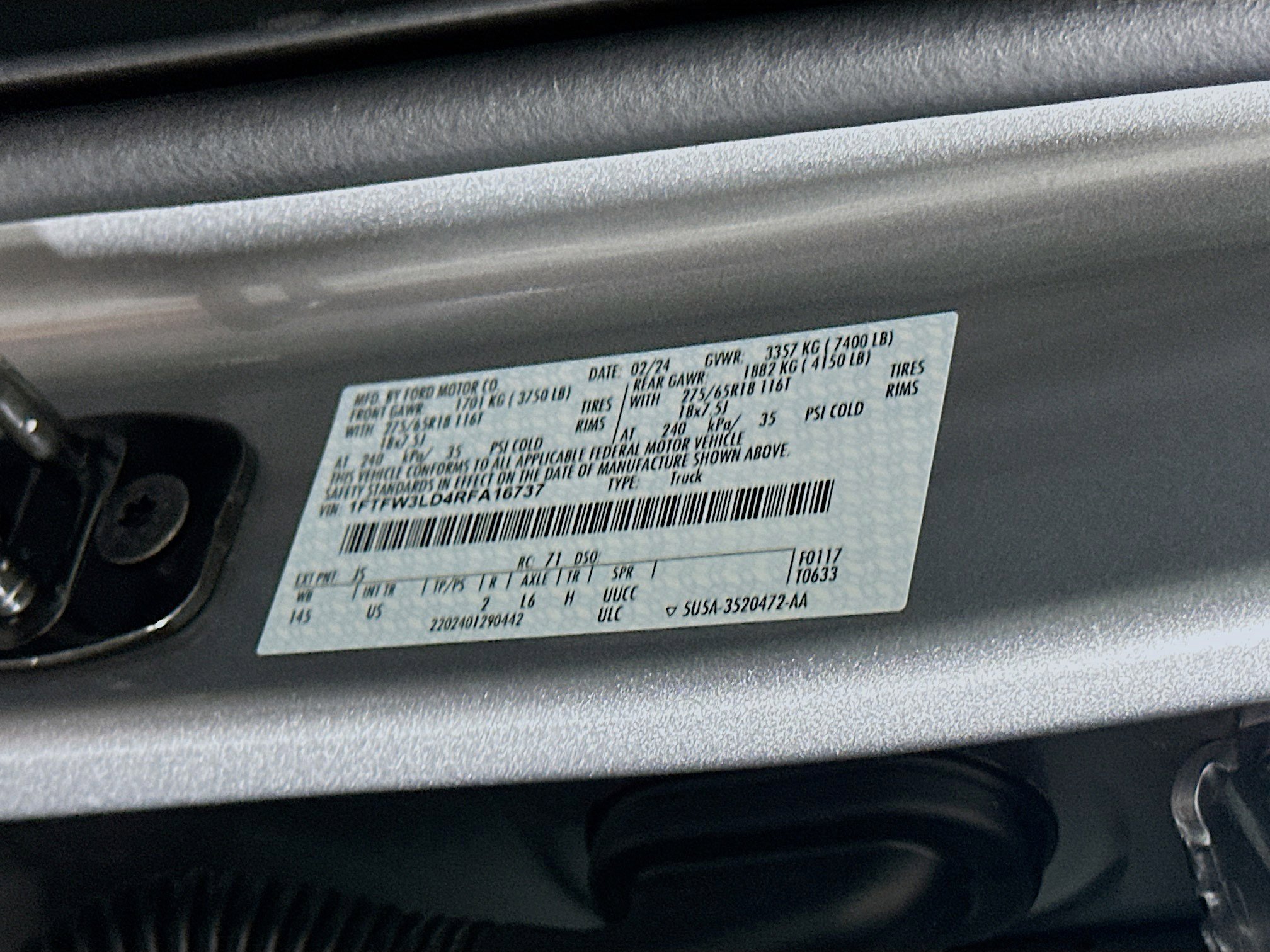 Used 2024 Ford F150 XLT w/ Equipment Group 302A MID image 12