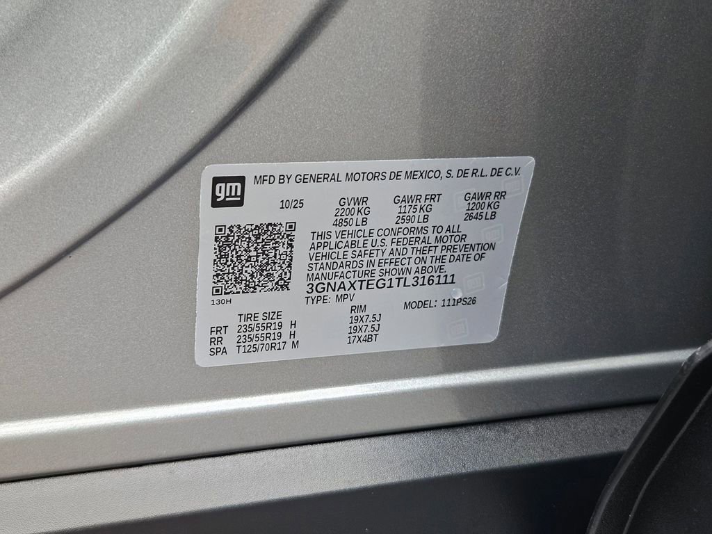 New 2026 Chevrolet Equinox RS AWD/4WD image 42