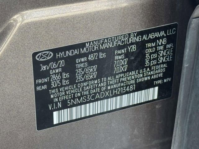 Used 2020 Hyundai Santa Fe SEL image 30