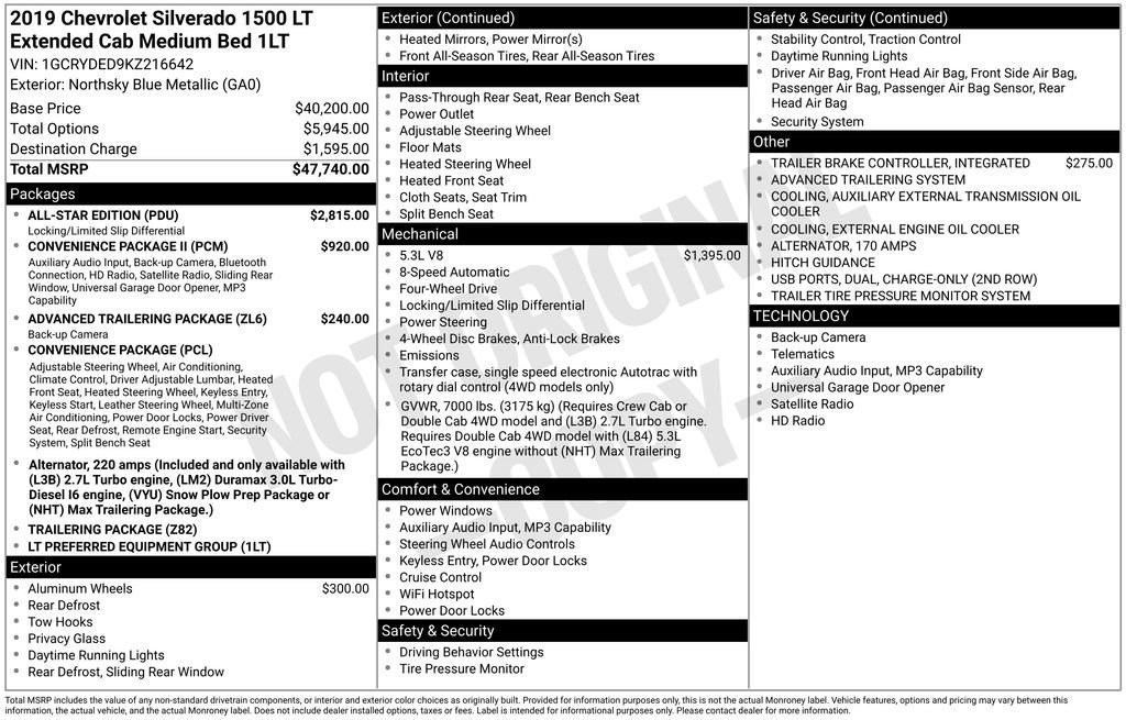 Used 2019 Chevrolet Silverado 1500 LT w/ All-Star Edition image 27