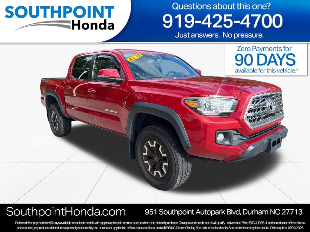 Used 2016 Toyota Tacoma TRD Off-Road w/ Towing Package AWD/4WD image 1