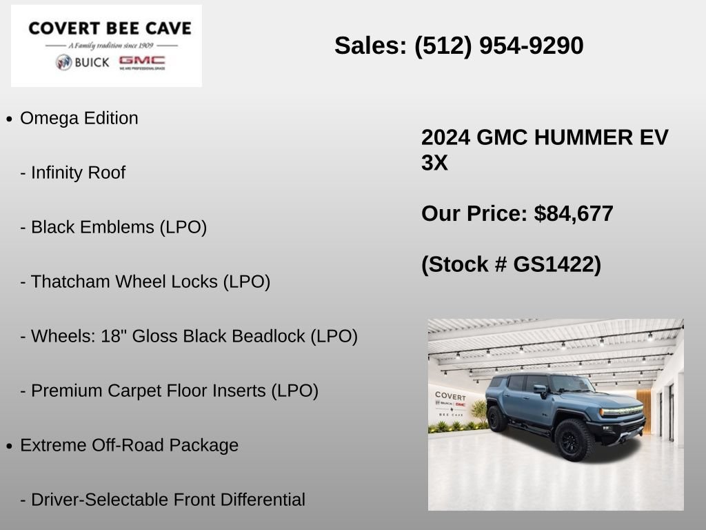 Used 2024 GMC Hummer EV 3X w/ Omega Edition AWD/4WD image 13