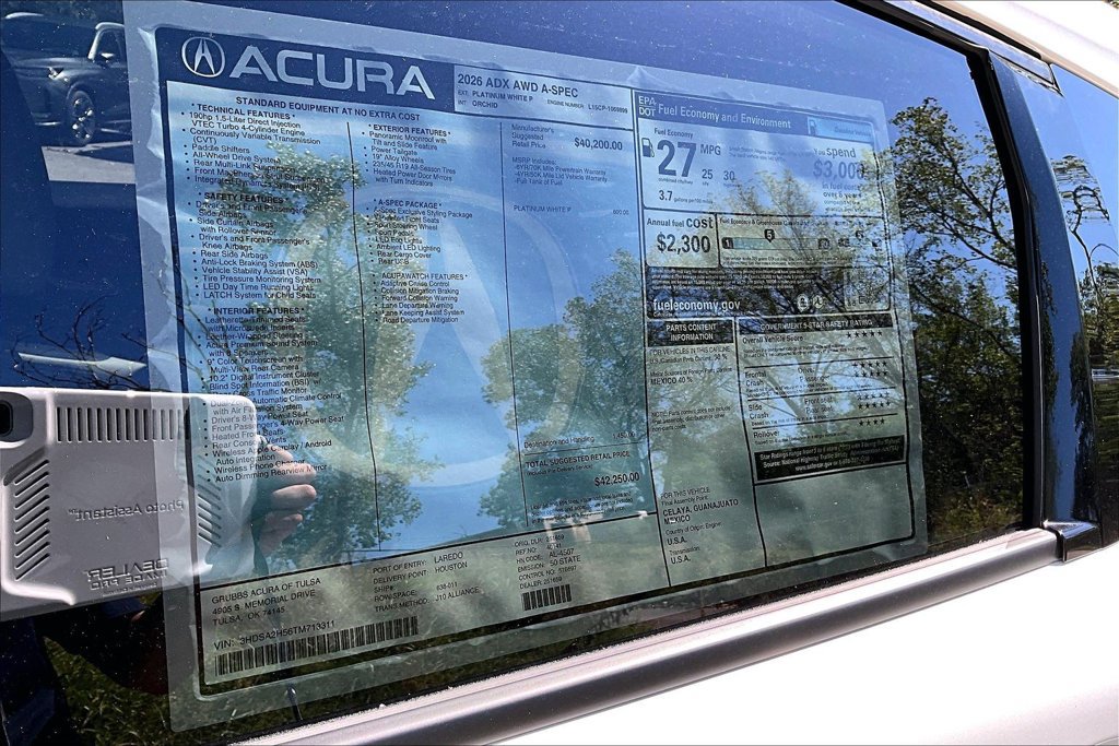 New 2026 Acura ADX A-Spec AWD/4WD image 41