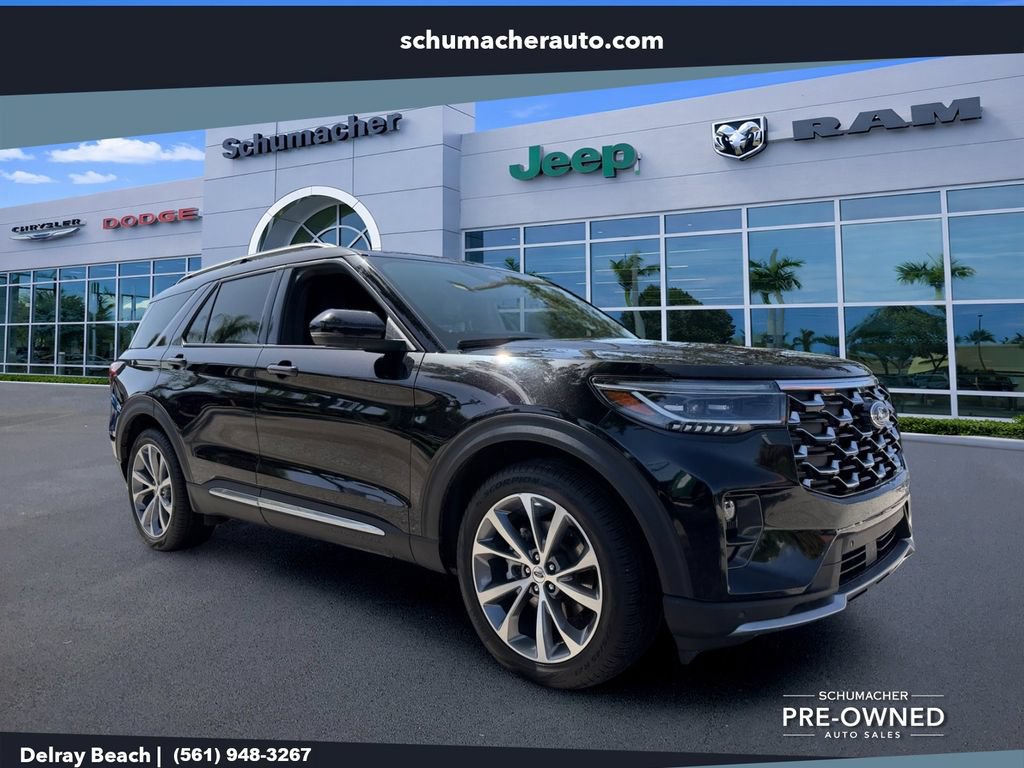 Used 2025 Ford Explorer Platinum w/ Ultimate Package RWD image 1