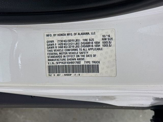 Used 2017 Honda Ridgeline RTS image 32