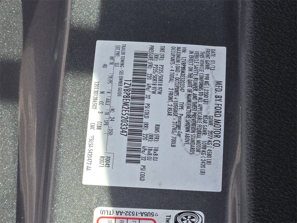 Used 2014 Ford Mustang Premium w/ Electronics Package image 18