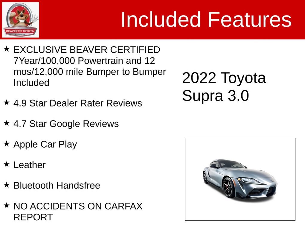 Used 2022 Toyota Supra Premium w/ Driver Assist Package image 4
