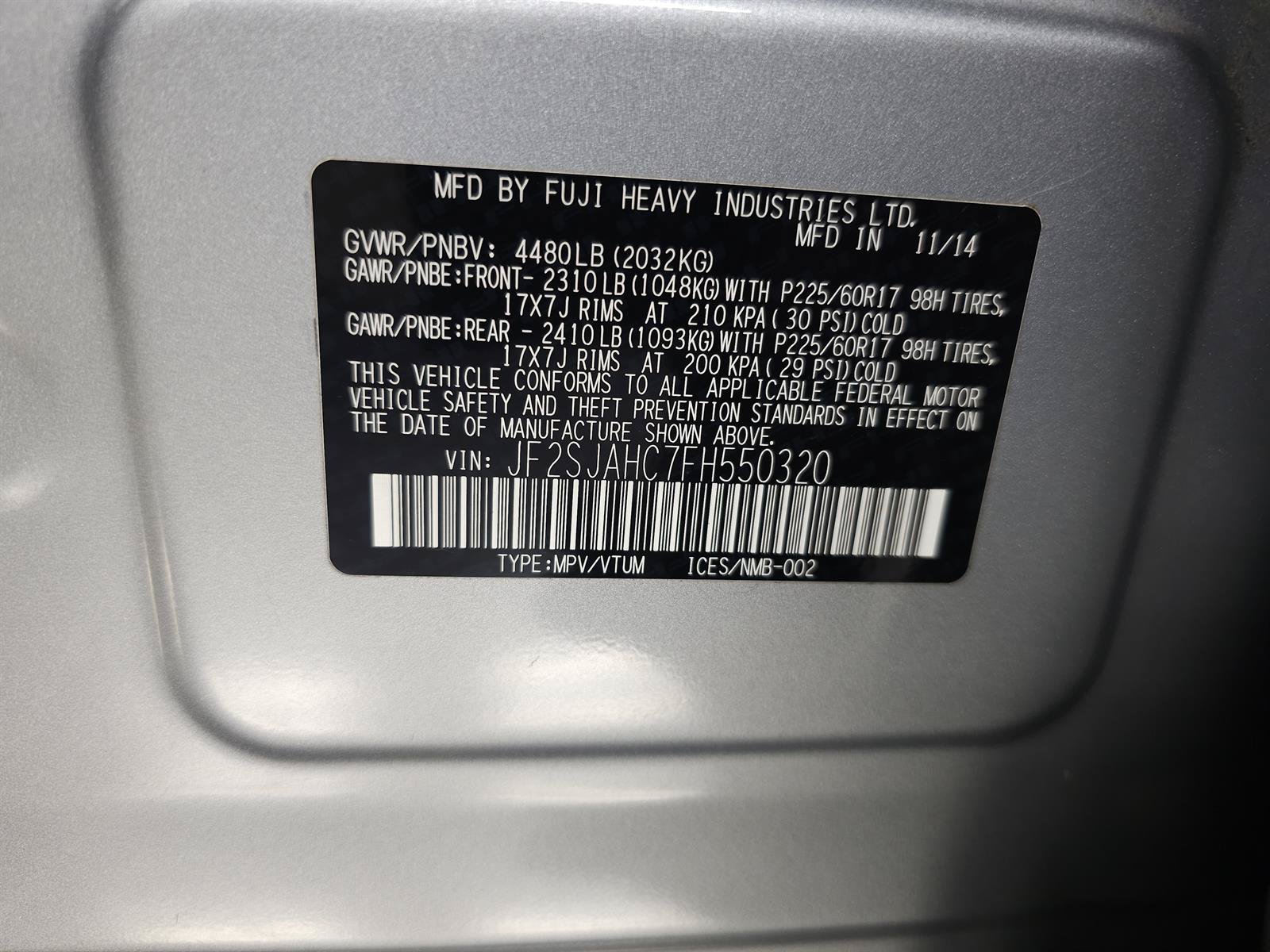 Used 2015 Subaru Forester 2.5i Limited AWD/4WD image 29