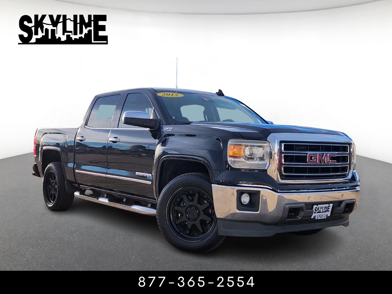 Used 2015 GMC Sierra 1500 SLT w/ SLT Crew Cab Value Package AWD/4WD image 1