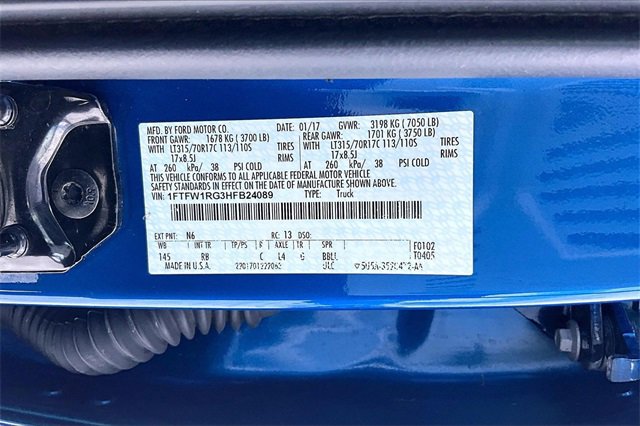 Used 2017 Ford F150 Raptor w/ Equipment Group 801A Mid image 32