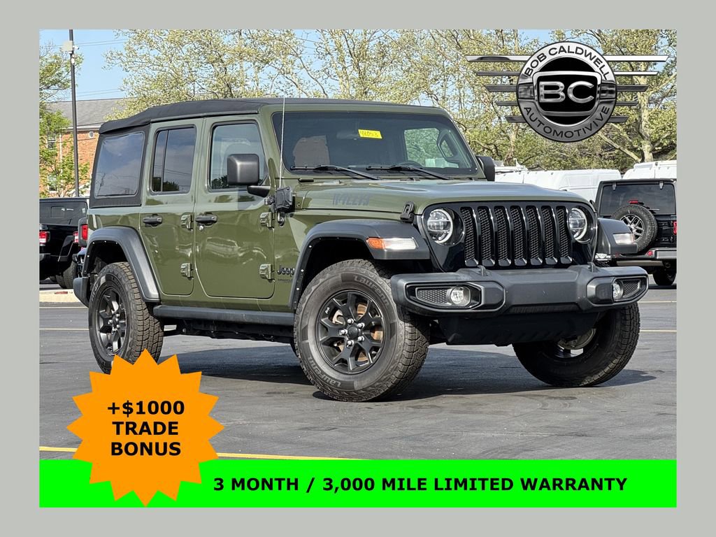 Used 2021 Jeep Wrangler Unlimited Sport AWD/4WD image 1