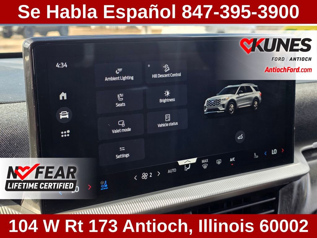 Used 2025 Ford Explorer Platinum w/ LUX Leather Package AWD/4WD image 64