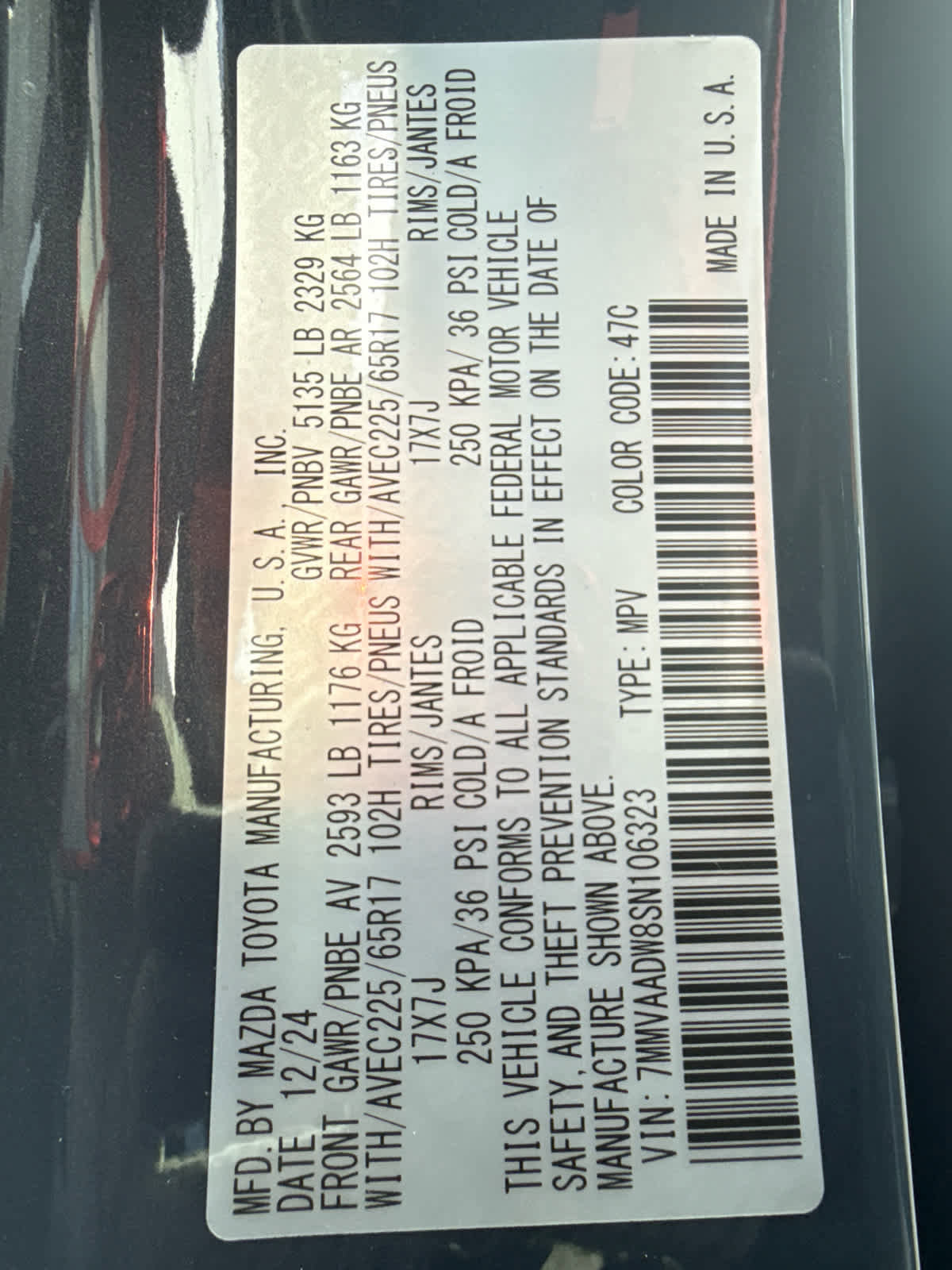 Certified 2025 MAZDA CX-50 AWD 2.5 Hybrid w/ Cargo Package image 20