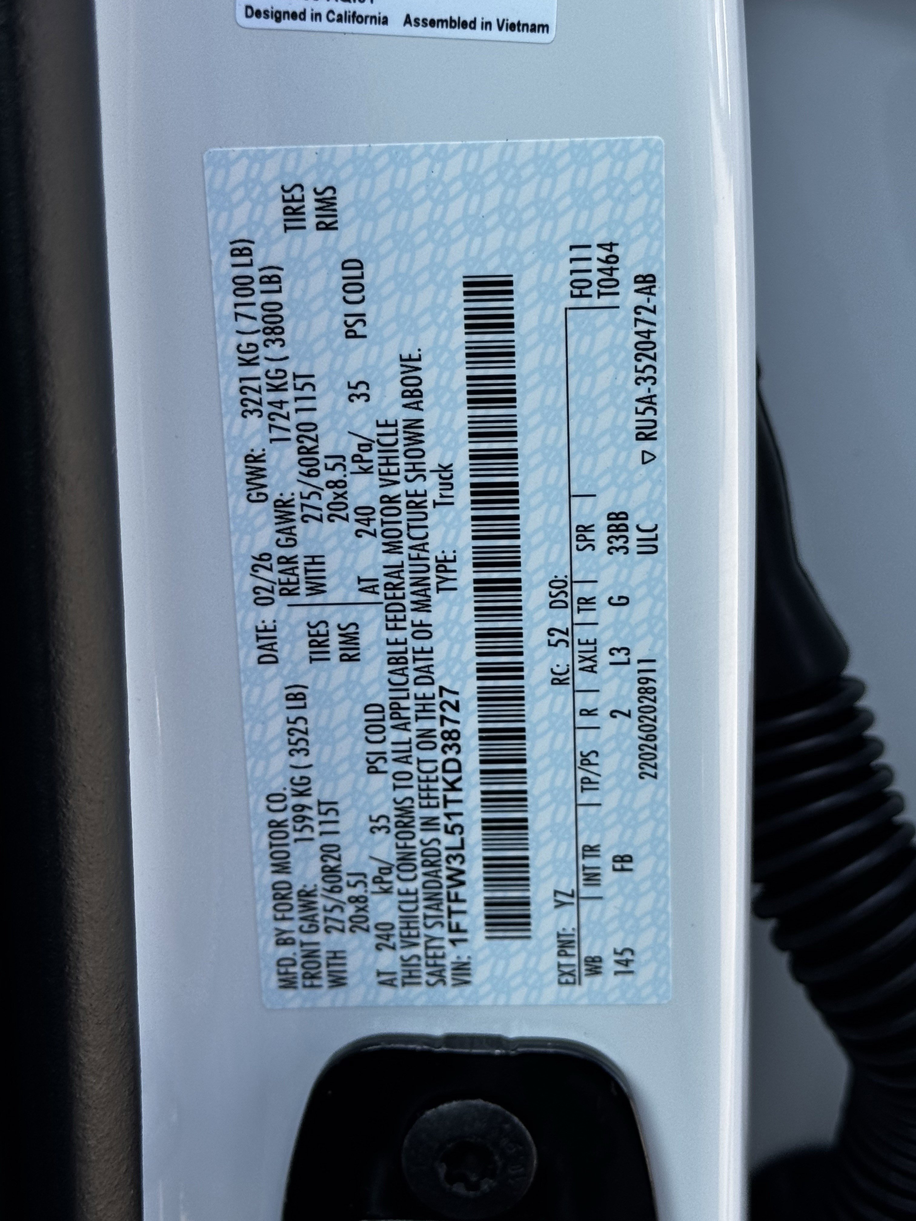 New 2026 Ford F150 XLT w/ Equipment Group 302A MID AWD/4WD image 22