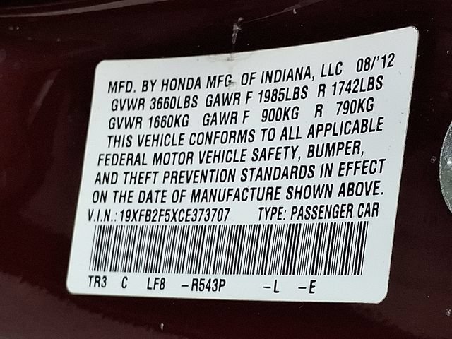 Used 2012 Honda Civic LX image 23